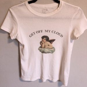 white brandy melville shirt